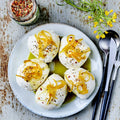 Opskrift mozzarella med syltet citron, Oliviers & Co