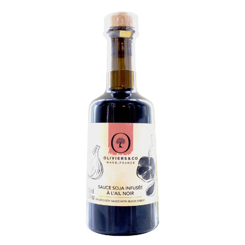 Soya sauce med sort hvidløg, 250ml, Oliviers & Co