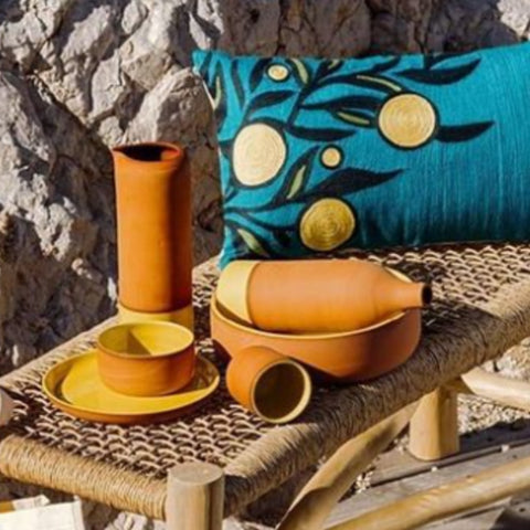 Keramik frokosttallerken 19 cm Cabanon Atelier Bernex