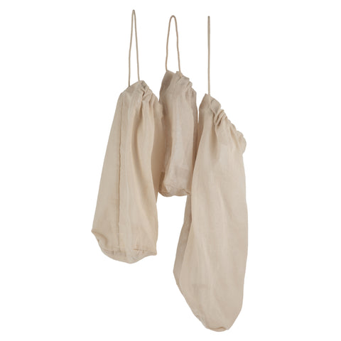 Food Bag Set Stone med 3 stk madposer fra The Organic Company, Oliviers & Co